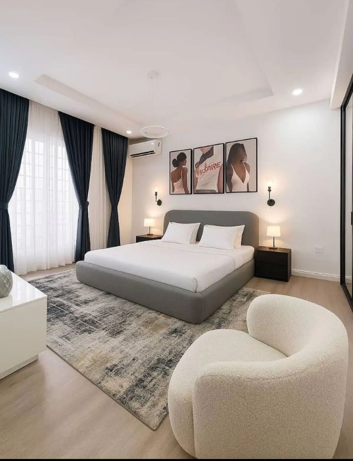1-Bedroom Apartment in Lekki Phase 1 — ₦100,000/night | GidiStay — 1 bed apartment in Lekki Phase 1, Lagos (main view)