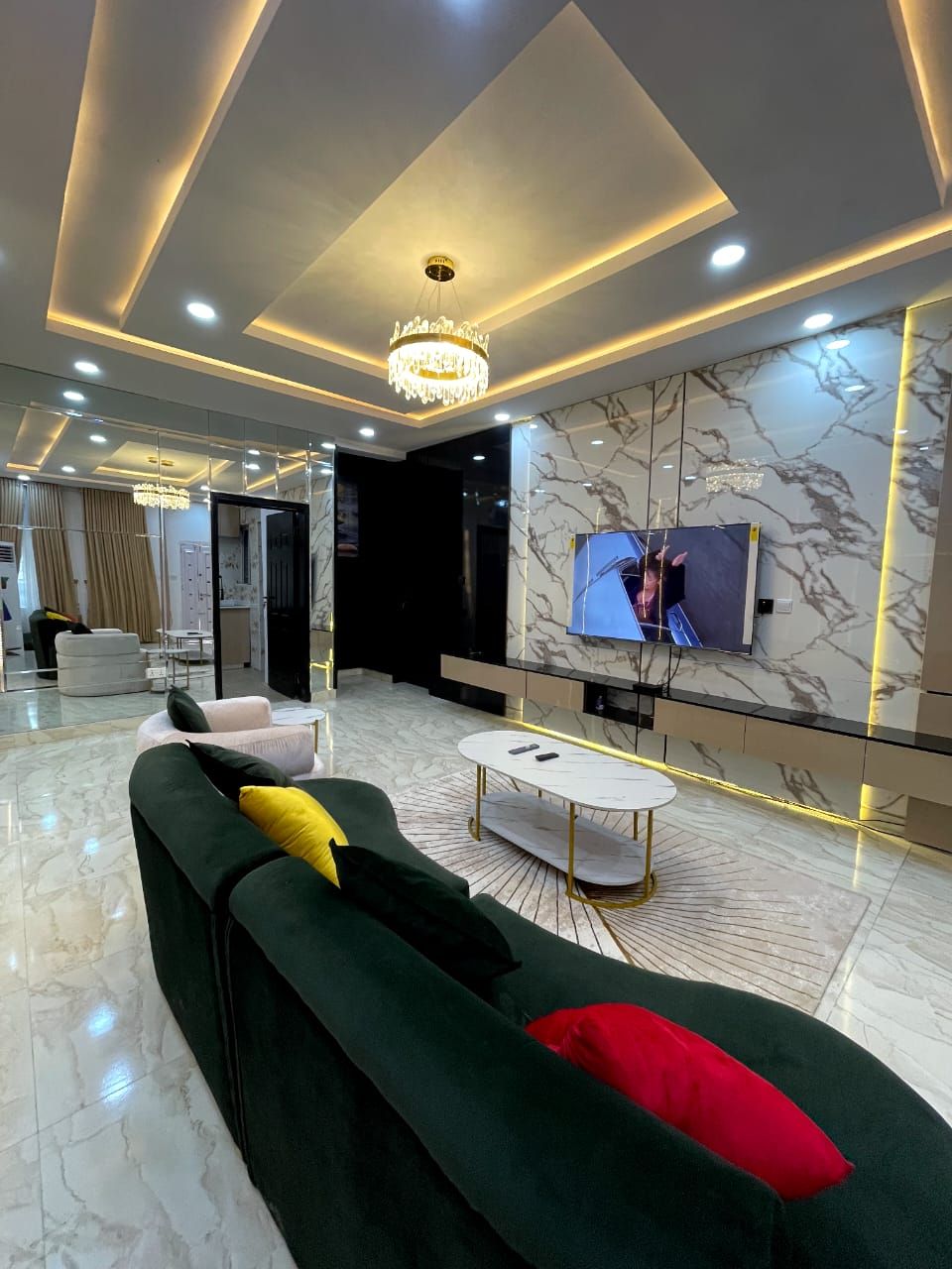 3-Bedroom Apartment Shortlet in agungi, Lagos — ₦130,000/night | GidiStay — 3 bed apartment in agungi, Lagos (main view)