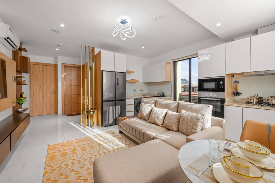 1-Bedroom Luxury Apartment – Iconic Towers, Victoria Island — ₦220,000/night | GidiStay — 1 bed apartment in Victoria Island, Lagos (main view)