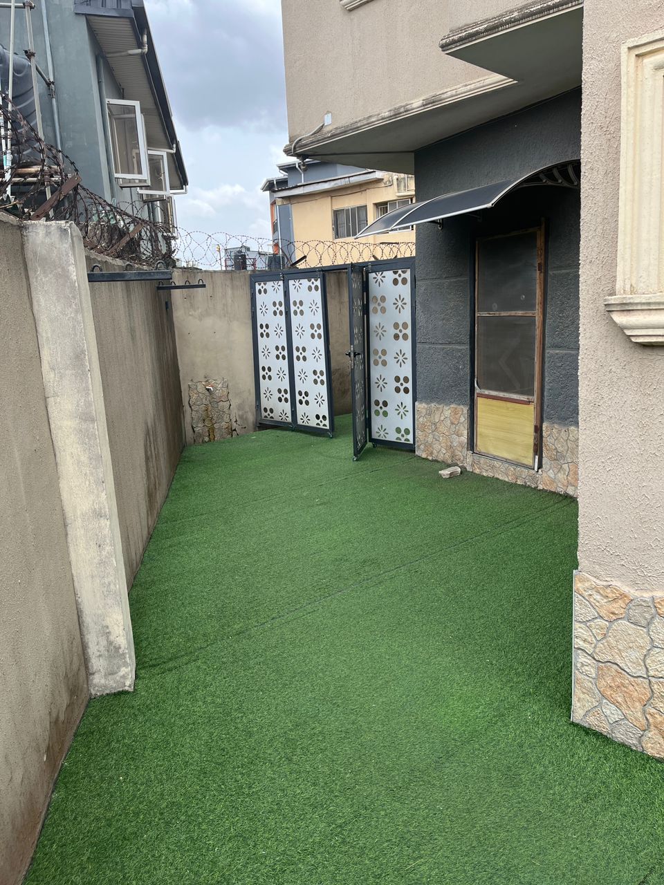 Fully furnished 2 bedroom apartment with a garden at Ogba — ₦8,000,000/year | GidiStay — 2 bed duplex in Ikeja, Lagos (interior)