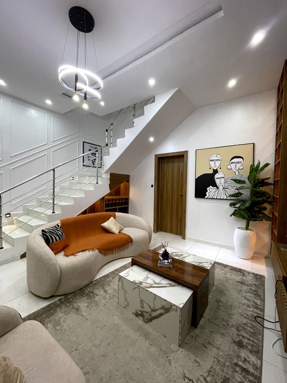 2-Bedroom Apartment Shortlet in Ajah, Lagos — ₦130,000/night | GidiStay — 2 bed apartment in Ajah, Lagos (bedroom view)