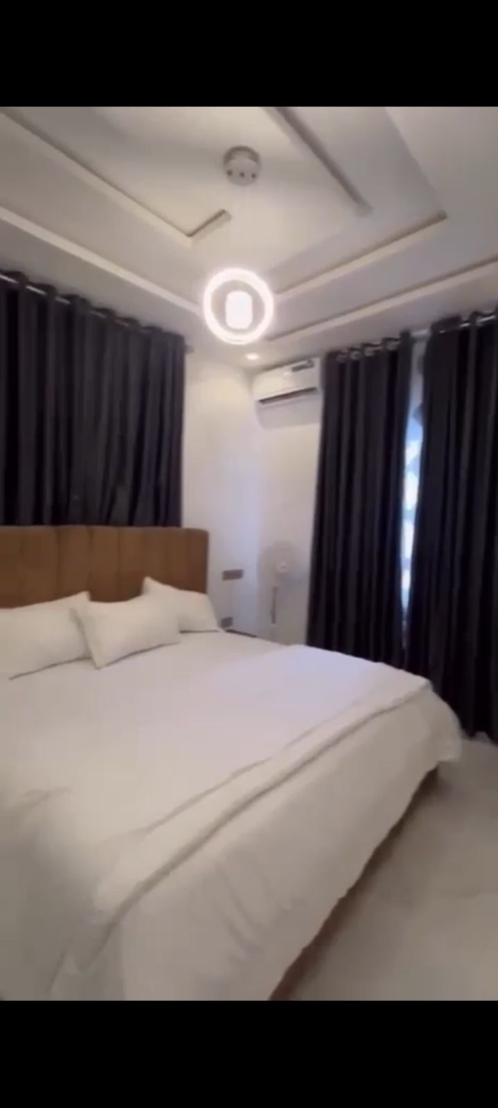 2-Bedroom Apartment For Rent in Oluyole Estate, Ibadan — ₦5,000,000/year | GidiStay — 2 bed apartment in Oluyole Estate, Ibadan (bedroom view)