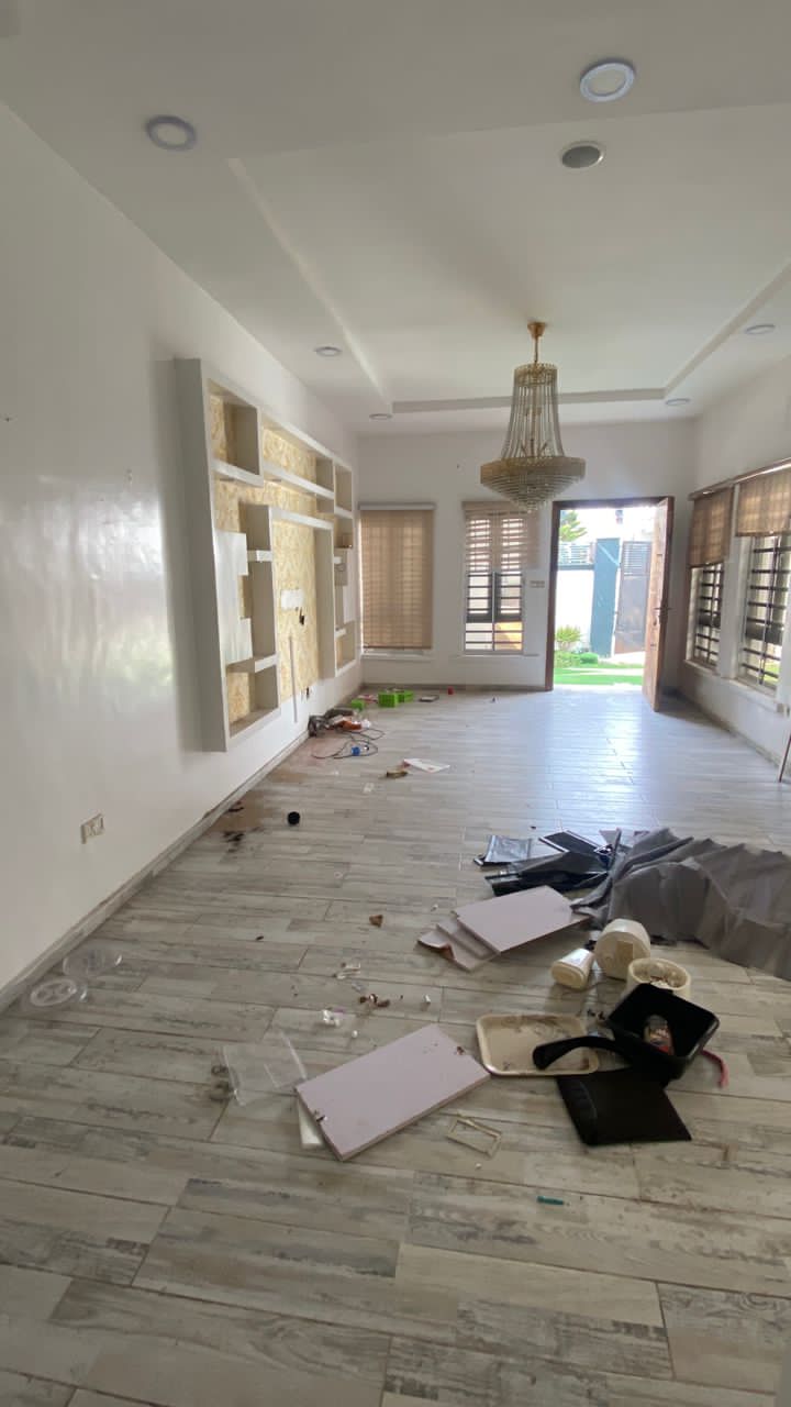 4-Bedroom Duplex For Rent in chevron, lekki, Lagos — ₦10,000,000/year | GidiStay — 4 bed duplex in chevron, lekki, Lagos (bedroom view)