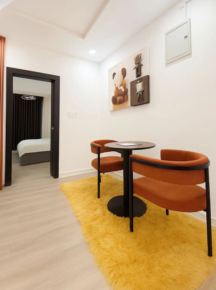 1-Bedroom Apartment in Lekki Phase 1 — ₦100,000/night | GidiStay — 1 bed apartment in Lekki Phase 1, Lagos (interior)