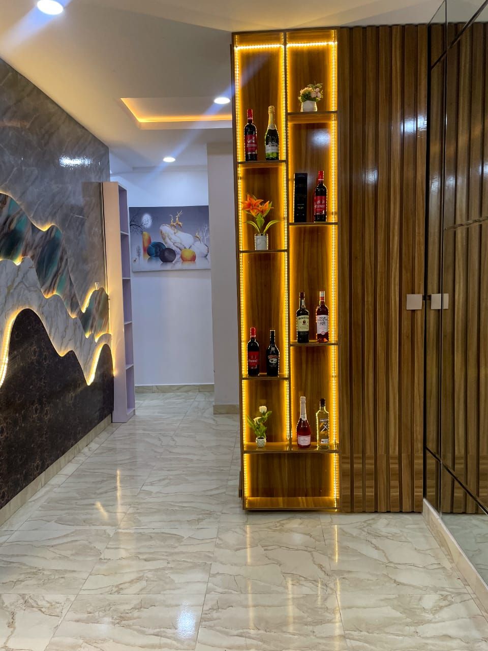3-Bedroom Apartment Shortlet in agungi, Lagos — ₦130,000/night | GidiStay — 3 bed apartment in agungi, Lagos (interior)