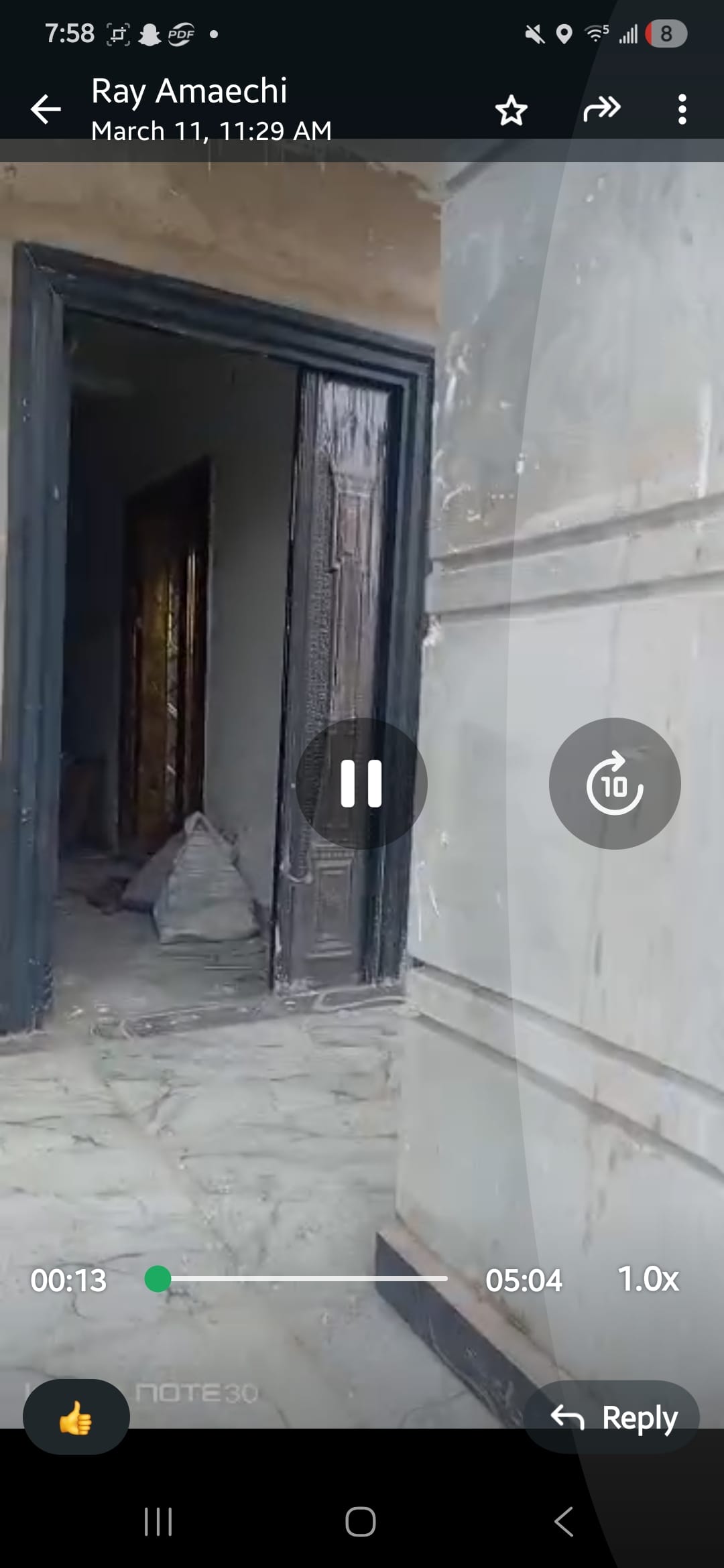 4 Bedroom duplex in Owerri Imo State — ₦120,000,000 | GidiStay — 1 bed house in Ohi by Treasure Garden Restaurant, Owerri Imo State (bedroom view)