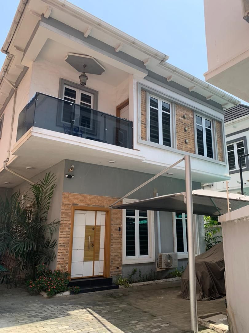4-Bedroom Duplex For Rent in Osapa london, lagos — ₦20,000,000/year | GidiStay — 4 bed duplex in Osapa london, lagos (main view)