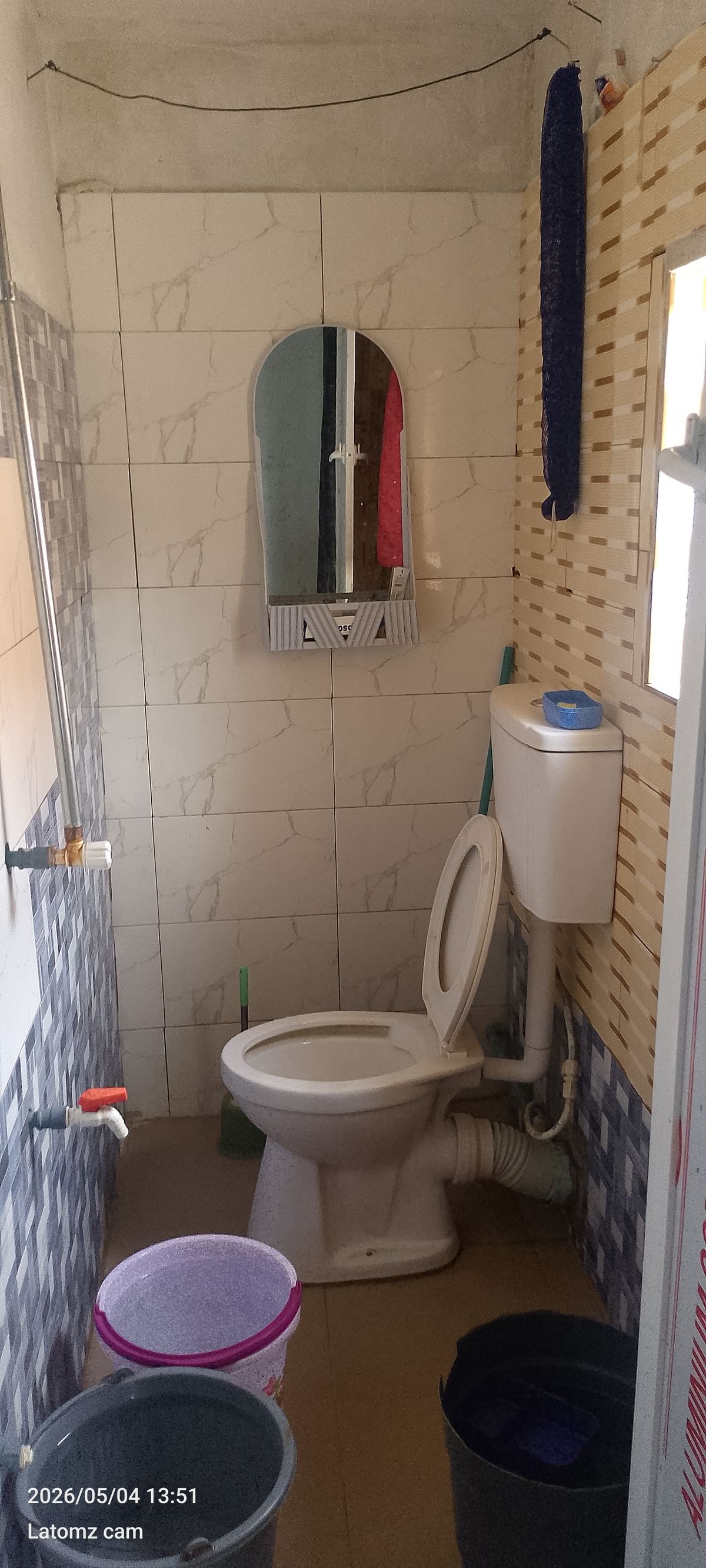 Mini flat in Shogunle Oshodi — ₦1,300,000/year | GidiStay — 1 bed apartment in Oshodi, Lagos (bedroom view)