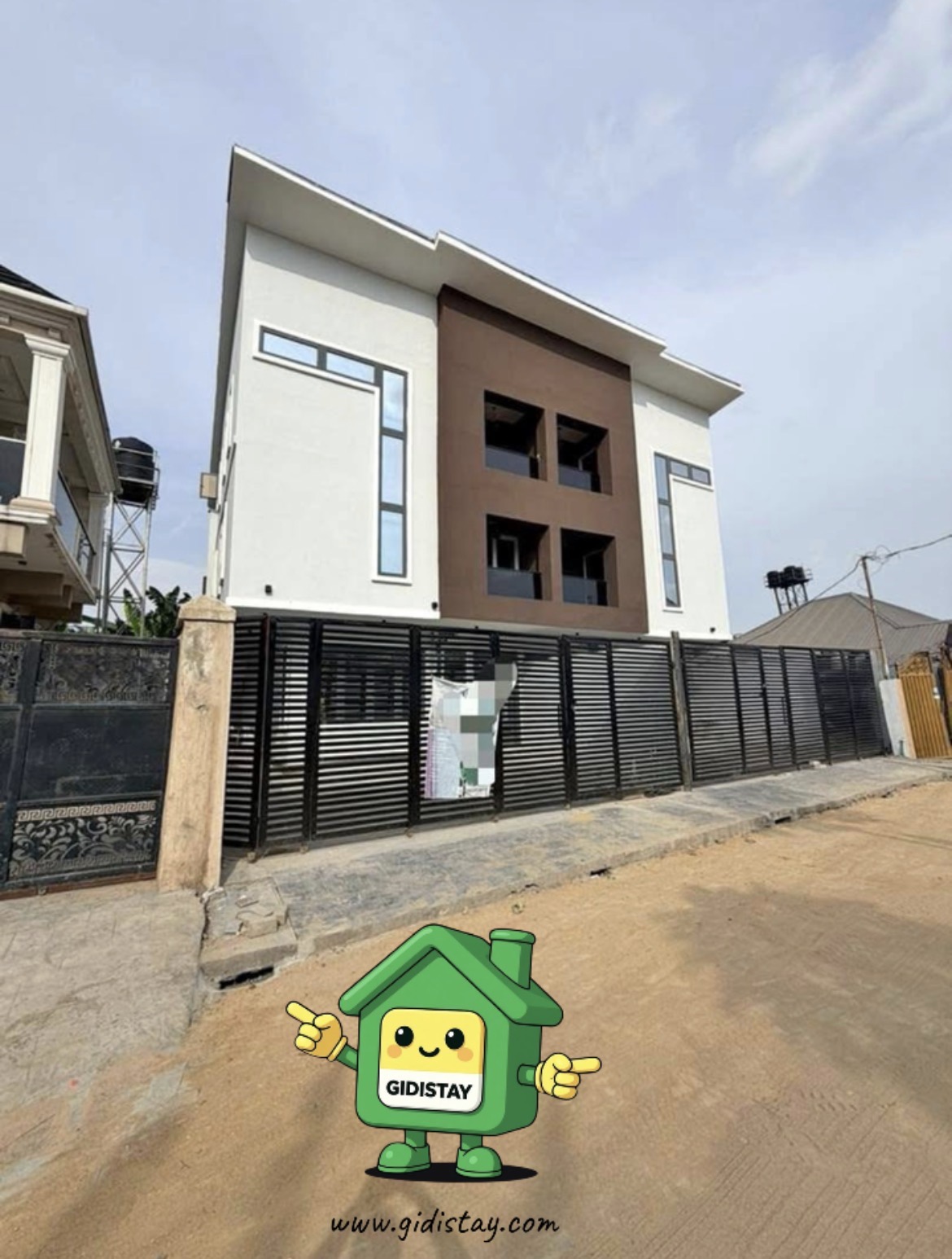 Brand New Modern Block of 4 (2 Bedroom) Flats in Adeniji Adele, Lagos Island — ₦450,000,000 | GidiStay — 2 bed  in  (main view)
