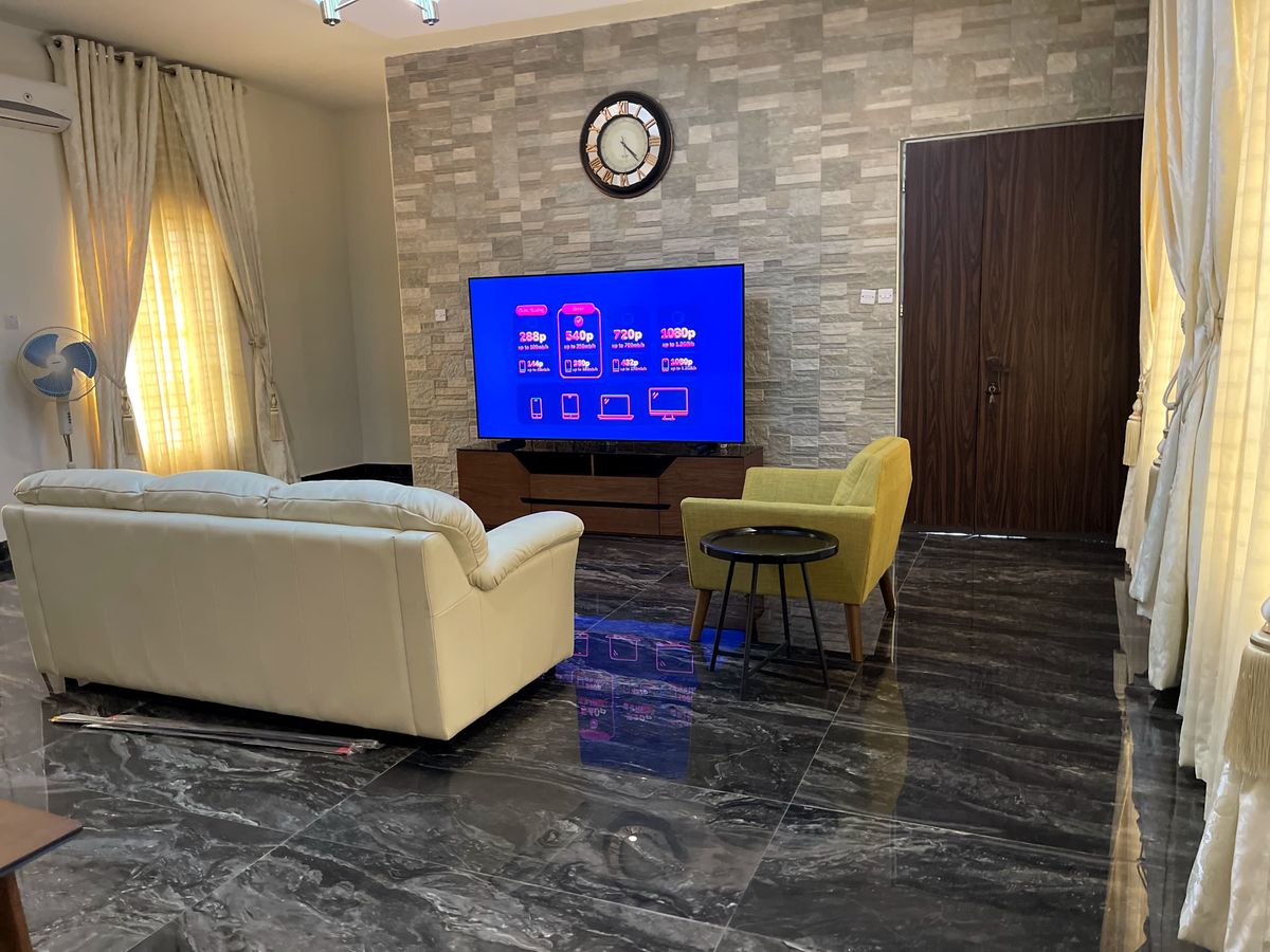 2-Bedroom Apartment Shortlet in Jericho, Ibadan — ₦130,000/night | GidiStay — 2 bed apartment in Jericho, Ibadan (bedroom view)